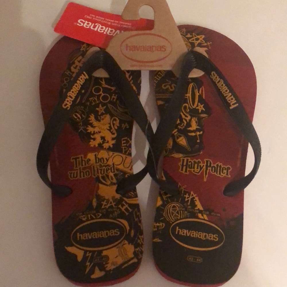 Harry Potter Havaianas flip flops men size 11/12